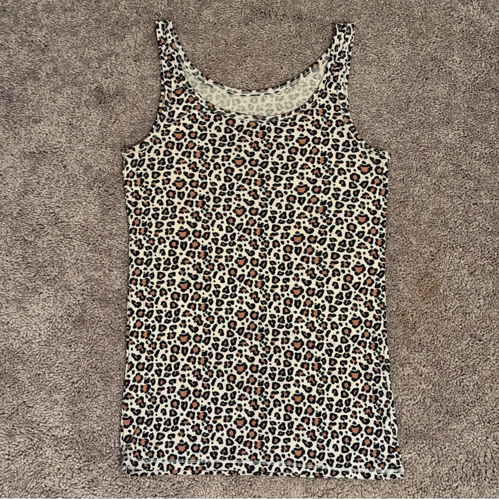 Leopard Print Women's Tank Top